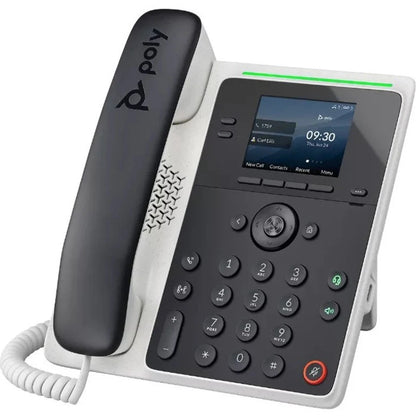 Poly Edge E100 IP Phone - Corded - Corded - NFC - Desktop, Wall Mountable - TAA Compliant 2200-86980-025