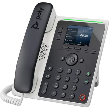 Poly Edge E100 IP Phone - Corded - Corded - NFC - Desktop, Wall Mountable - TAA Compliant 2200-86980-025