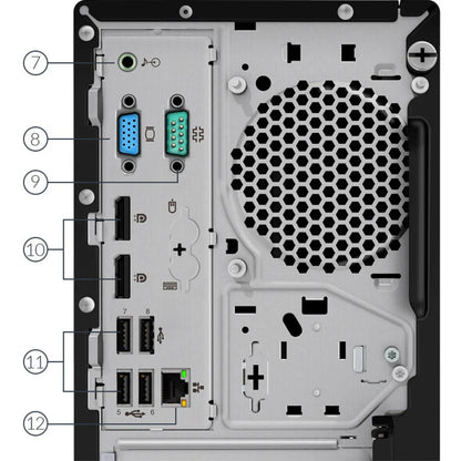 Lenovo ThinkCentre M720t 10SQ0019US Desktop Computer - Intel Core i3 8th Gen i3-8100 3.60 GHz - 8 GB RAM DDR4 SDRAM - 1 TB HDD - Tower 10SQ0019US