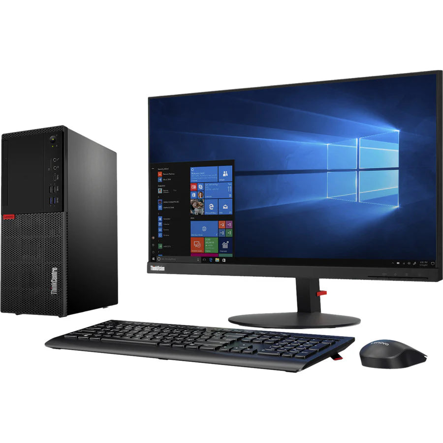 Lenovo ThinkCentre M720t 10SQ0019US Desktop Computer - Intel Core i3 8th Gen i3-8100 3.60 GHz - 8 GB RAM DDR4 SDRAM - 1 TB HDD - Tower 10SQ0019US