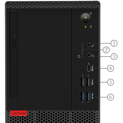 Lenovo ThinkCentre M720t 10SQ0019US Desktop Computer - Intel Core i3 8th Gen i3-8100 3.60 GHz - 8 GB RAM DDR4 SDRAM - 1 TB HDD - Tower 10SQ0019US