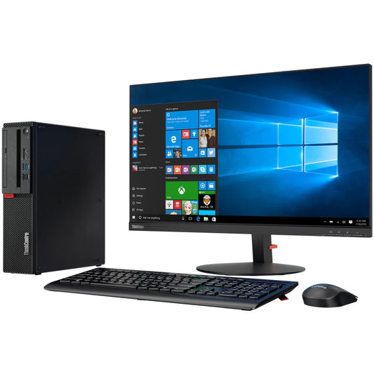 Lenovo ThinkCentre M725s 10VT000JCA Desktop Computer - AMD Ryzen 5 2400G 3.60 GHz - 8 GB RAM DDR4 SDRAM - 1 TB HDD - Small Form Factor 10VT000JCA