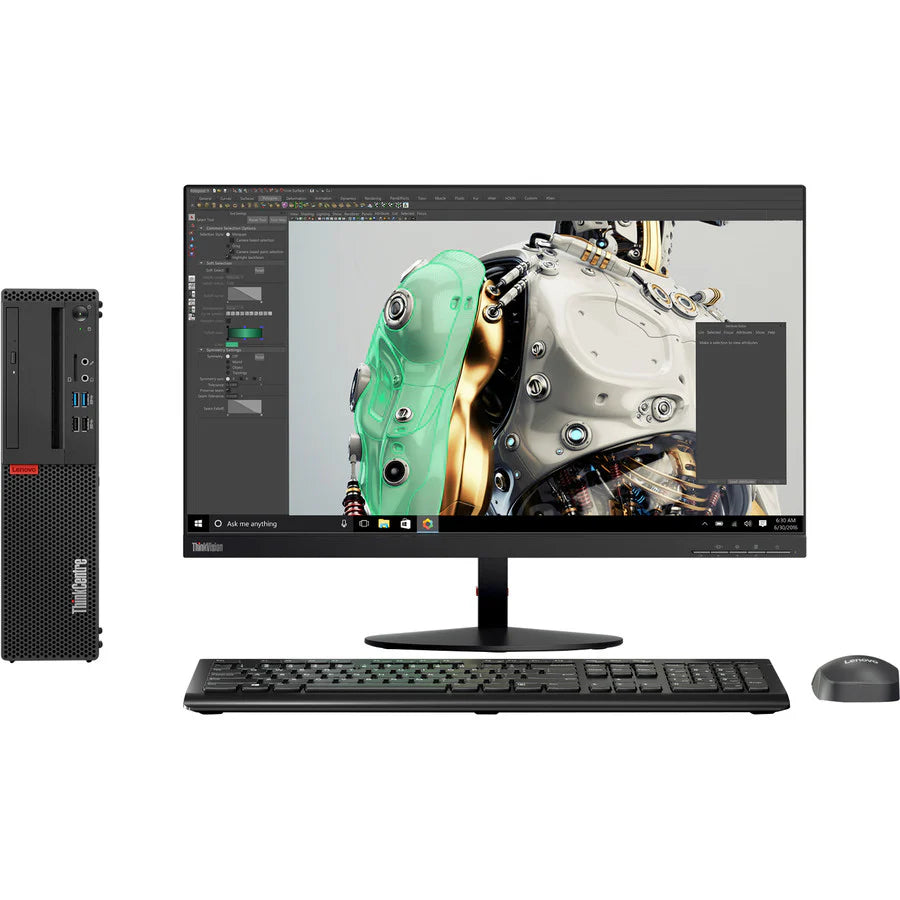 Lenovo ThinkCentre M725s 10VT000JCA Desktop Computer - AMD Ryzen 5 2400G 3.60 GHz - 8 GB RAM DDR4 SDRAM - 1 TB HDD - Small Form Factor 10VT000JCA