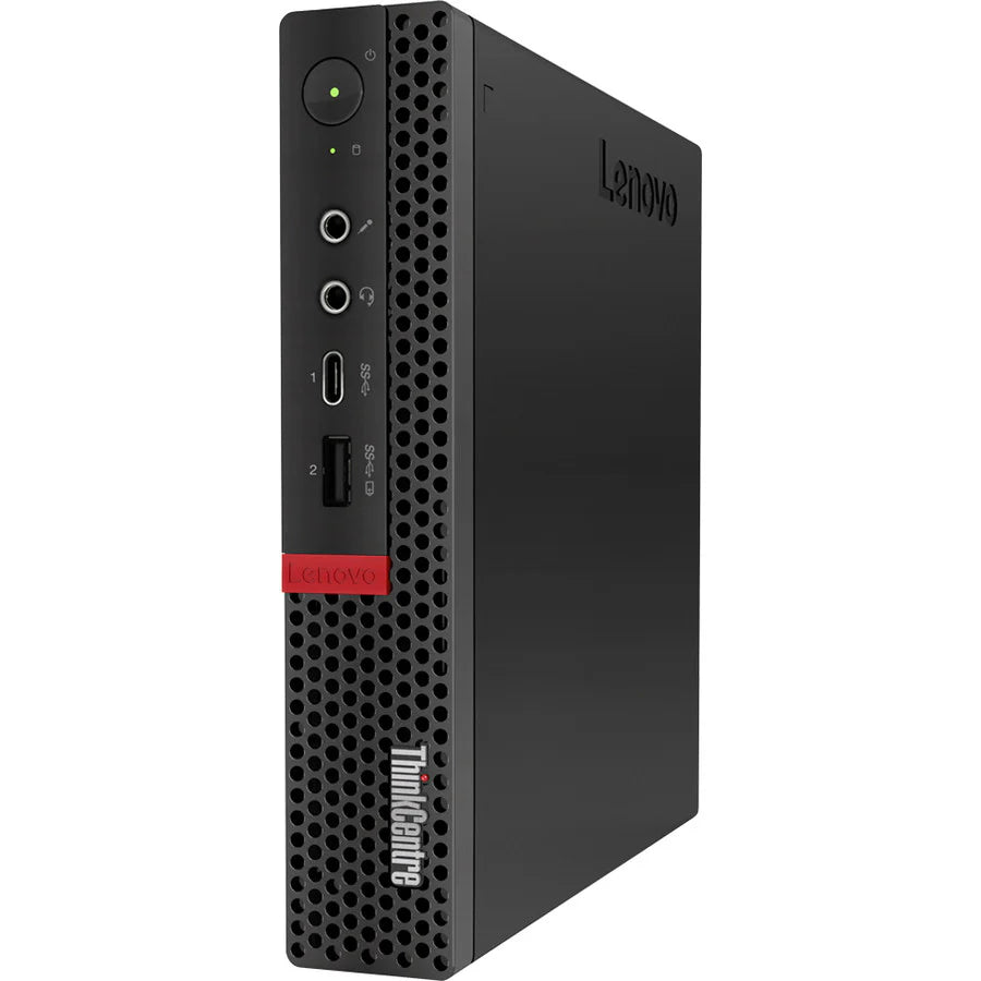 Lenovo ThinkCentre M720q 10T7001MUS Desktop Computer - Intel Core i5 8th Gen i5-8400T 1.70 GHz - 8 GB RAM DDR4 SDRAM - 512 GB SSD - Tiny - Raven Black 10T7001MUS