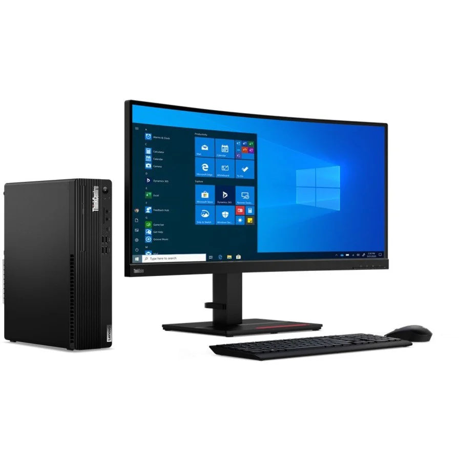 Lenovo ThinkCentre M75s Gen 2 11R8000NUS Desktop Computer - AMD Ryzen 3 PRO 5350G Quad-core (4 Core) 4 GHz - 8 GB RAM DDR4 SDRAM - 128 GB M.2 PCI Express NVMe 3.0 x2 SSD - Small Form Factor - Black 11R8000NUS