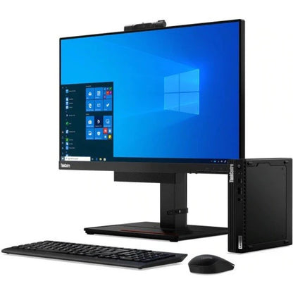 Lenovo ThinkCentre M80q 11DN0037US Desktop Computer - Intel Core i5 10th Gen i5-10500T Hexa-core (6 Core) 2.30 GHz - 16 GB RAM DDR4 SDRAM - 512 GB SSD - Tiny - Raven Black 11DN0037US