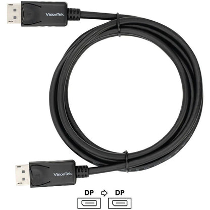 VisionTek DisplayPort to DisplayPort 2M Cable (M/M) 901211