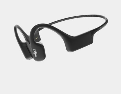 AfterShokz OpenSwim Bone Conduction MP3 Swimming Headphones IP68 Waterproof & Submersible 4GB Storage 8Hr Battery - Cosmic Black