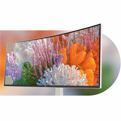 LG Ultrawide 38WR85QC-W 38" Class WQHD Curved Screen LCD Monitor - 21:9 - White 38WR85QC-W