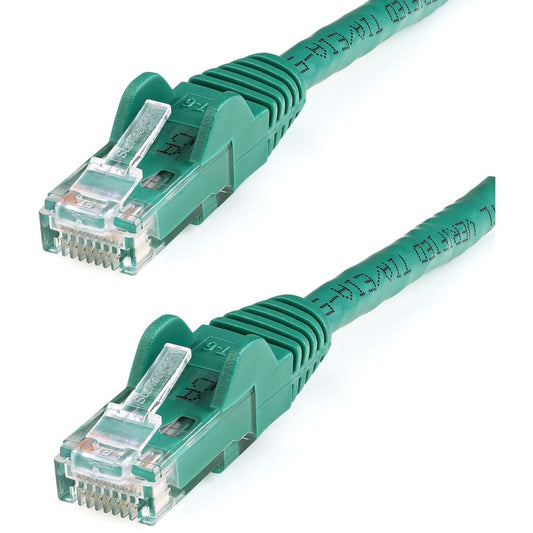 StarTech.com 1ft CAT6 Ethernet Cable - Green Snagless Gigabit - 100W PoE UTP 650MHz Category 6 Patch Cord UL Certified Wiring/TIA N6PATCH1GN