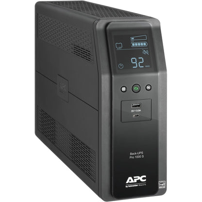 APC by Schneider Electric Back-UPS Pro BR1000MS 1.0KVA Tower UPS BR1000MS