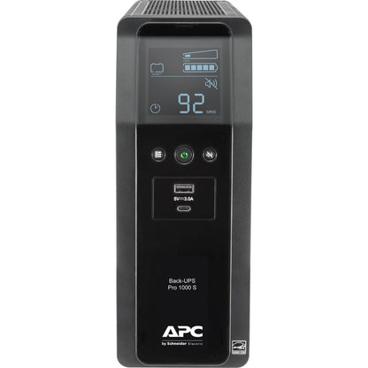 APC by Schneider Electric Back-UPS Pro BR1000MS 1.0KVA Tower UPS BR1000MS