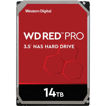 WD Red Pro WD141KFGX 14 TB Hard Drive - 3.5" Internal - SATA (SATA/600) WD141KFGX