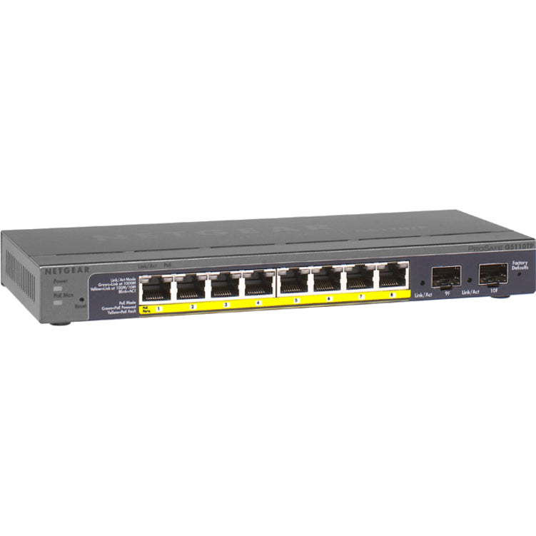 Netgear ProSafe GS110TP Ethernet Switch GS110TP-300NAS