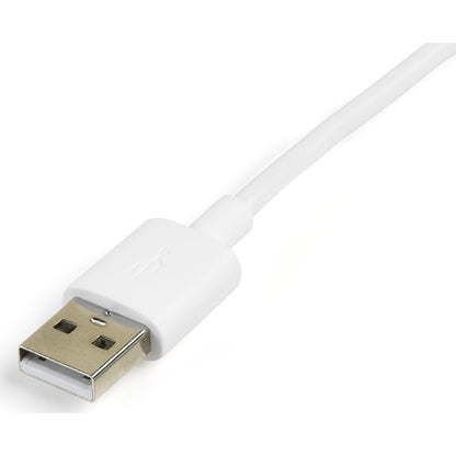 StarTech.com 1m (3ft) Apple Lightning or Micro USB to USB Cable for iPhone / iPod / iPad - White LTUB1MWH