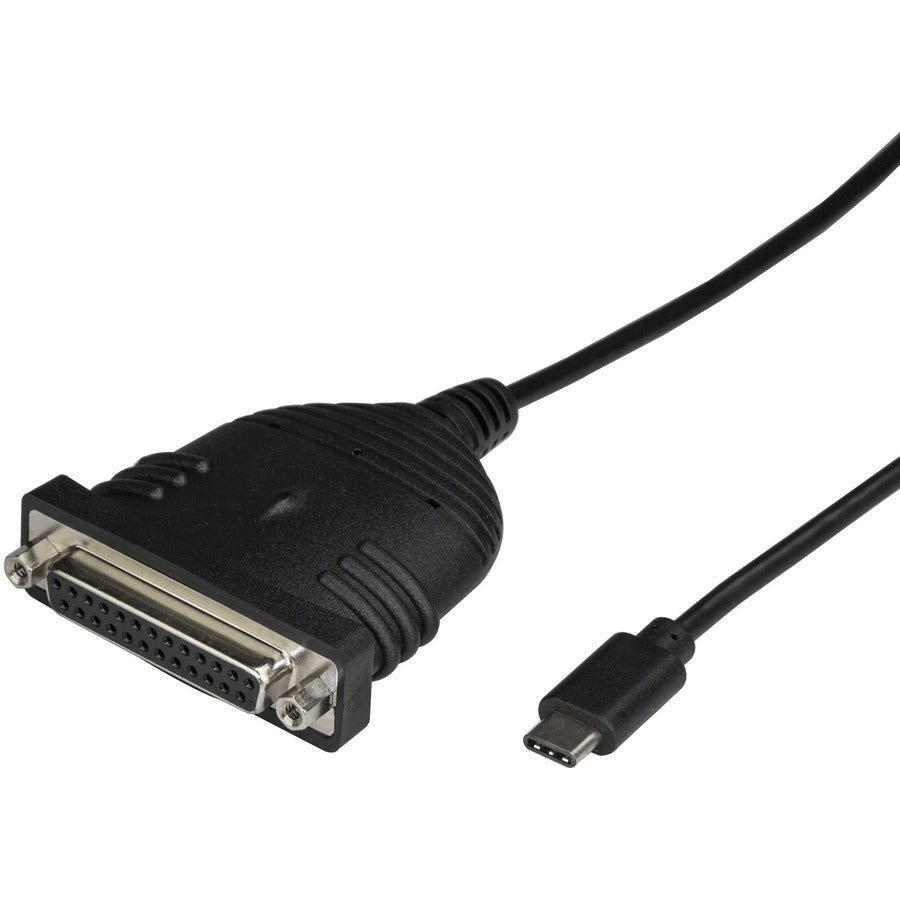 StarTech.com USB C to Parallel Printer Cable - USB to DB25 - Printer Cable Adapter - USB C Printer Cable - Bus Powered ICUSBCPLLD25