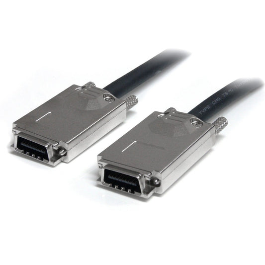 StarTech.com StarTech.com 100cm Serial Attached SCSI SAS Cable - SFF-8470 to SFF-8470 - erial Attached SCSI (SAS) external cable - 4-Lane - 4x InfiniBand - 4x InfiniBand SAS7070S100