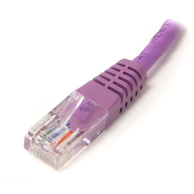 StarTech.com 6 ft Purple Molded Cat5e UTP Patch Cable M45PATCH6PL