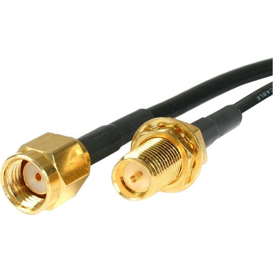 StarTech.com 10 ft RP-SMA to RP-SMA Wireless Antenna Adapter Cable - M/F RPSMA10MF