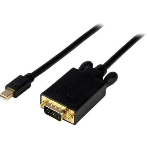 StarTech.com 15 ft Mini DisplayPort™ to VGA Adapter Converter Cable - mDP to VGA 1920x1200 - Black MDP2VGAMM15B