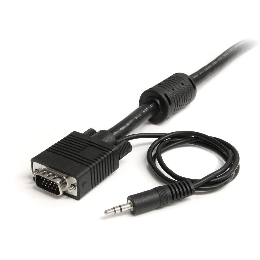 StarTech.com 50 ft Coax High Resolution Monitor VGA Cable with Audio HD15 M/M MXTHQMM50A