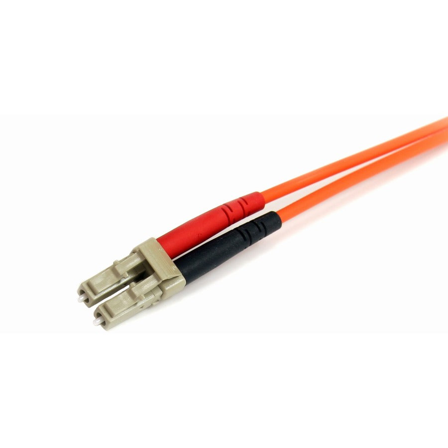 StarTech.com 10m Fiber Optic Cable - Multimode Duplex 62.5/125 - LSZH - LC/ST - OM1 - LC to ST Fiber Patch Cable FIBLCST10