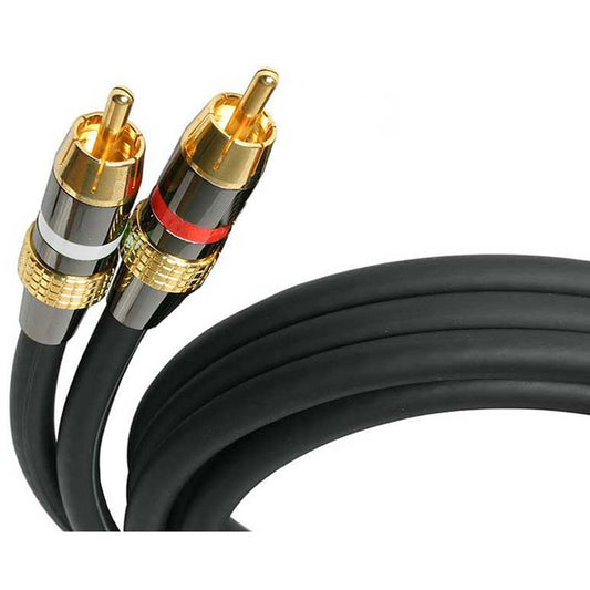 StarTech.com StarTech.com Premium Audio Cable - 30ft - 2 x RCA, 2 x RCA - Audio Cable External - Black AUDIORCA30