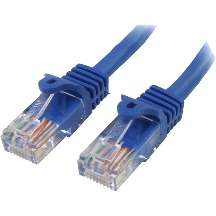 StarTech.com 4 ft Blue Cat5e Snagless UTP Patch Cable RJ45PATCH4