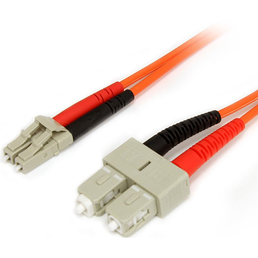 StarTech.com 7m Fiber Optic Cable - Multimode Duplex 62.5/125 - LSZH - LC/SC - OM1 - LC to SC Fiber Patch Cable FIBLCSC7