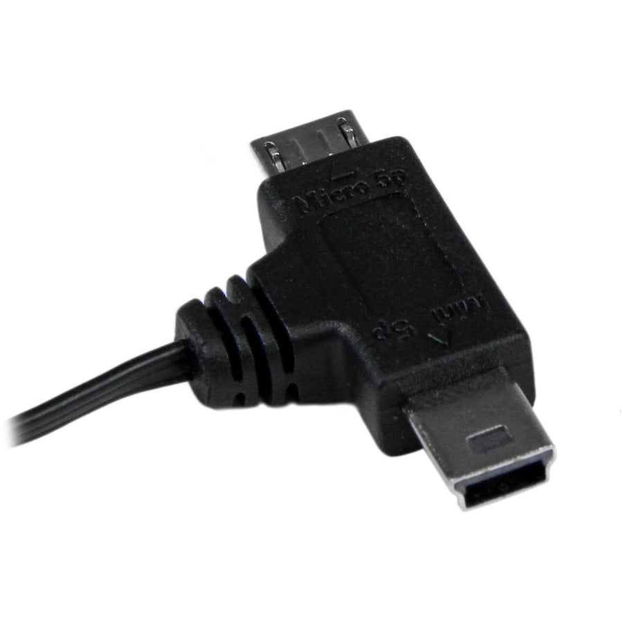 StarTech.com 2.5 ft Retractable USB Combo Cable - USB to Micro USB and Mini USB - M/M USBRETAUBMB