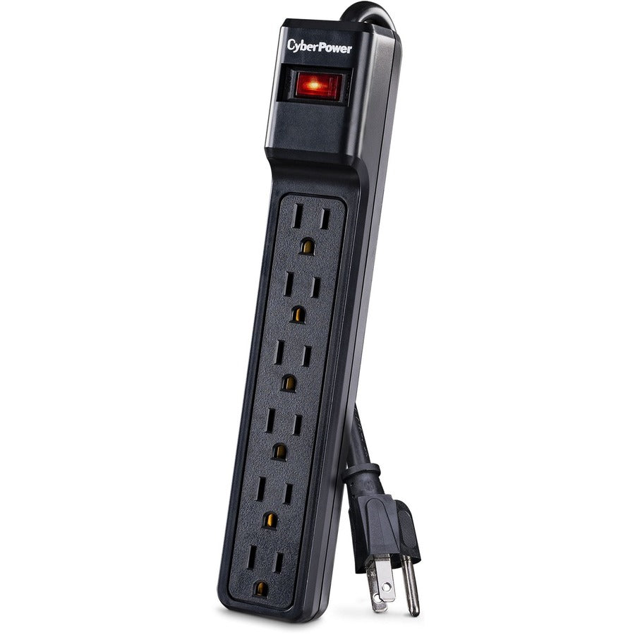 CyberPower CSB604 Essential 6-Outlets Surge Suppressor with 900 Joules and 4FT Cord - Plain Brown Boxes CSB604