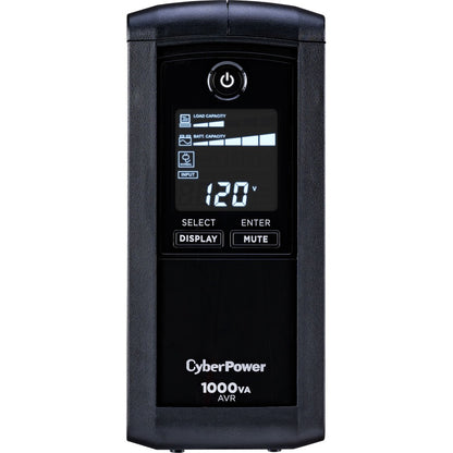 CyberPower UPS Systems CP1000AVRLCD Intelligent LCD -  Capacity: 1000 VA / 600 W CP1000AVRLCD