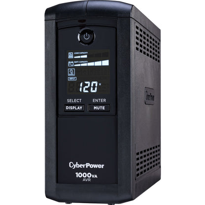 CyberPower UPS Systems CP1000AVRLCD Intelligent LCD -  Capacity: 1000 VA / 600 W CP1000AVRLCD