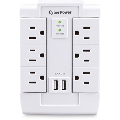 CyberPower Professional CSP600WSURC2 6 Outlets Surge Suppressor/Protector CSP600WSURC2