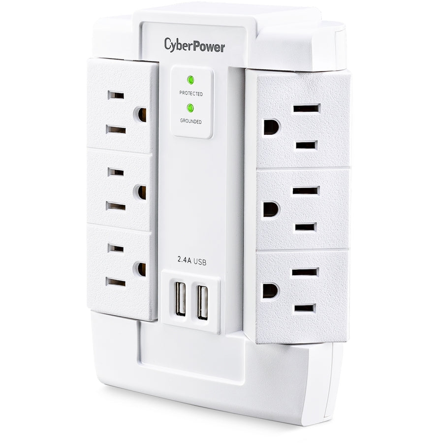 CyberPower Professional CSP600WSURC2 6 Outlets Surge Suppressor/Protector CSP600WSURC2