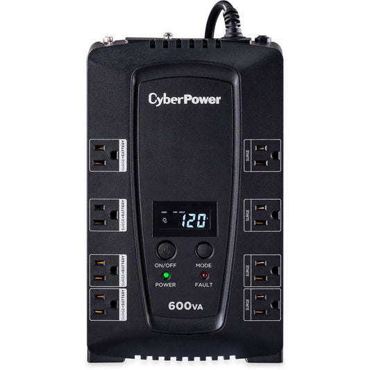 CyberPower Intelligent LCD CP600LCD 600 VA Desktop UPS CP600LCD