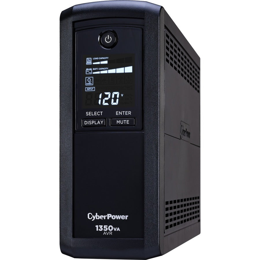 CyberPower UPS Systems CP1350AVRLCD Intelligent LCD -  Capacity: 1350 VA / 815 W CP1350AVRLCD