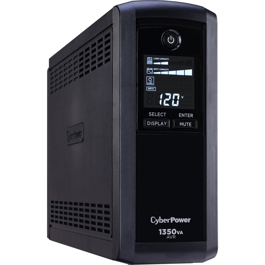 CyberPower UPS Systems CP1350AVRLCD Intelligent LCD -  Capacity: 1350 VA / 815 W CP1350AVRLCD