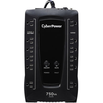 CyberPower AVR Series AVRG750U 750VA 450W Desktop UPS with AVR and USB AVRG750U