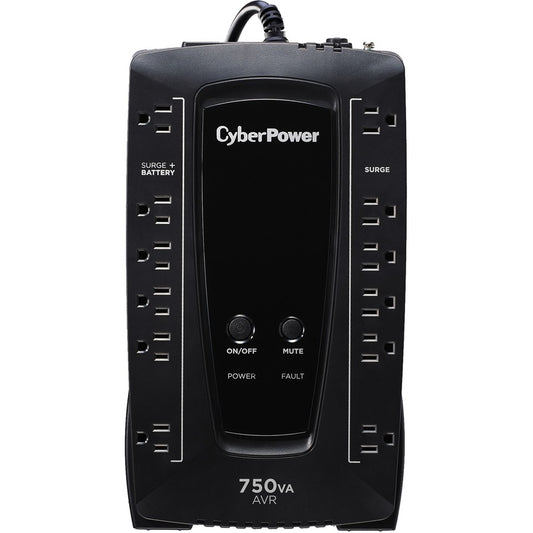 CyberPower AVR Series AVRG750U 750VA 450W Desktop UPS with AVR and USB AVRG750U