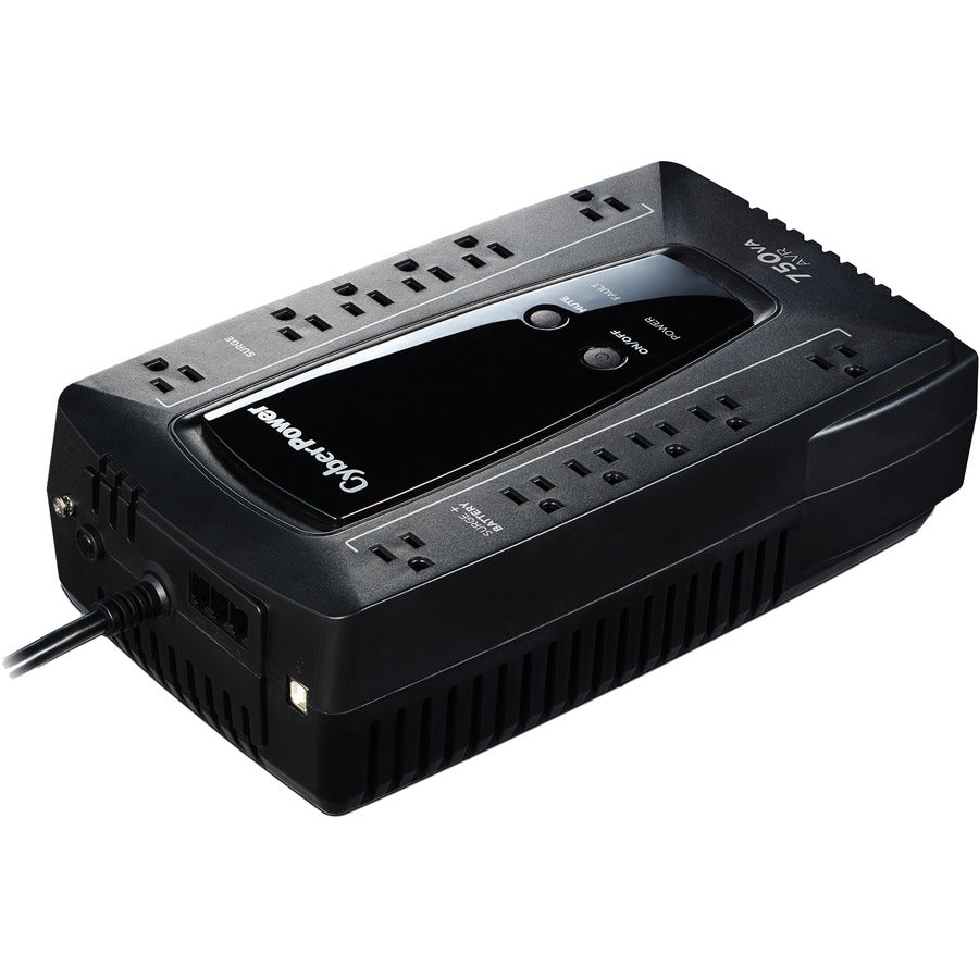 CyberPower AVR Series AVRG750U 750VA 450W Desktop UPS with AVR and USB AVRG750U