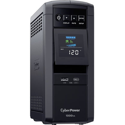 Onduleur CyberPower CP1000PFCLCD 1000VA 600W compatible PFC Onde sinusoïdale pure CP1000PFCLCD