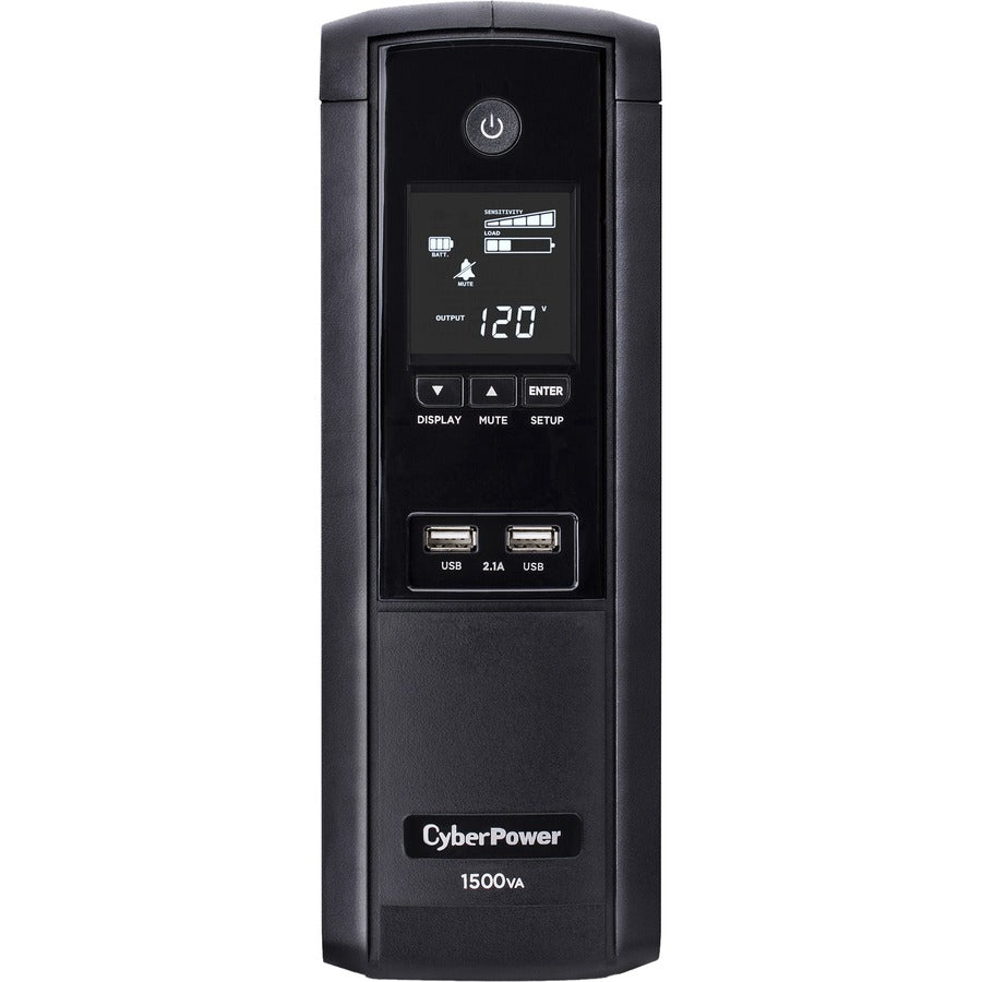 CyberPower UPS Systems BRG1500AVRLCD Intelligent LCD -  Capacity: 1500 VA / 900 W BRG1500AVRLCD