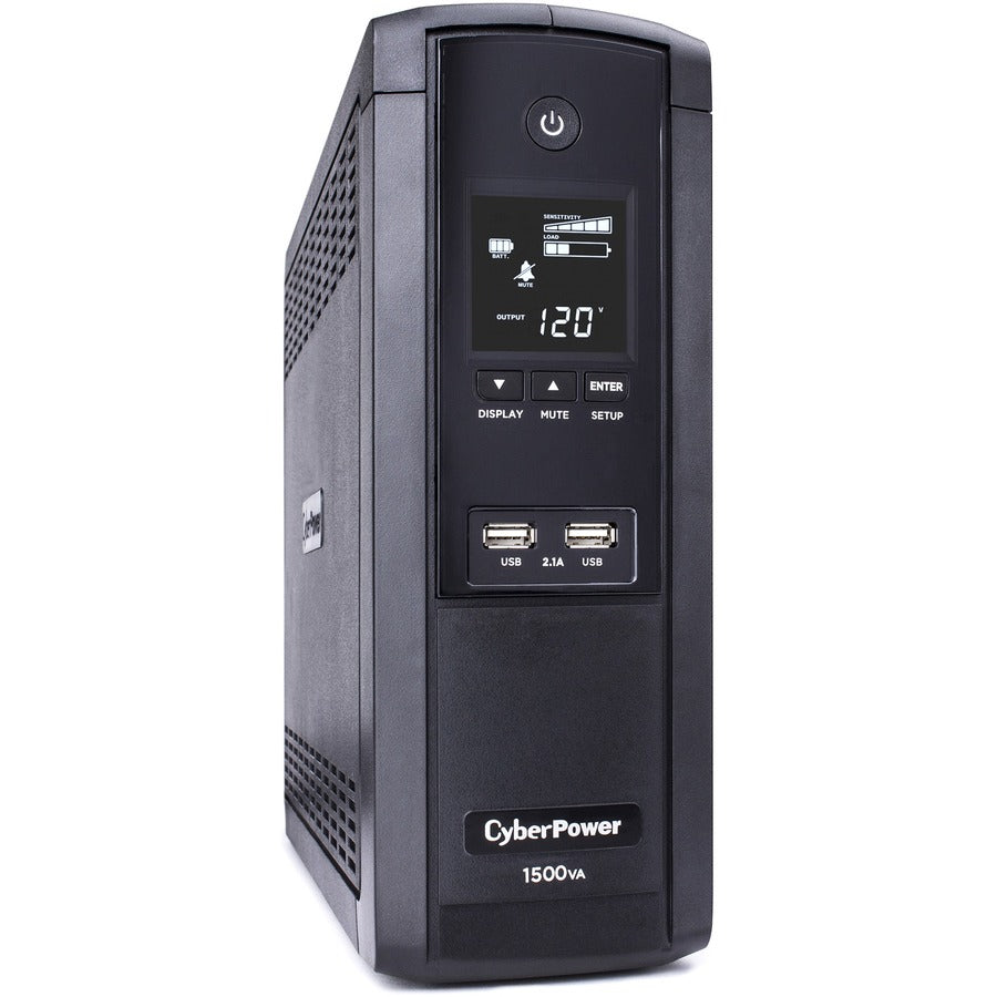 CyberPower UPS Systems BRG1500AVRLCD Intelligent LCD -  Capacity: 1500 VA / 900 W BRG1500AVRLCD