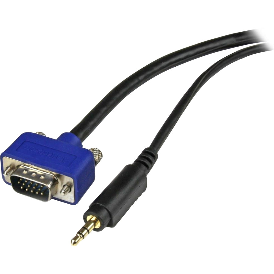 StarTech.com 6 ft Coax High Resolution Monitor VGA Cable w/ Audio - HD15 M/M MXTHQMM6A