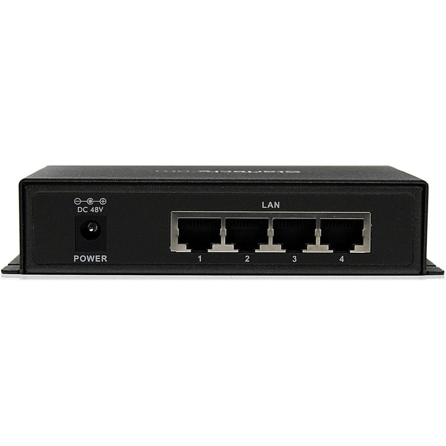 StarTech.com 5 Port Unmanaged Industrial Gigabit PoE Switch with 4 Power over Ethernet ports IES51000POE