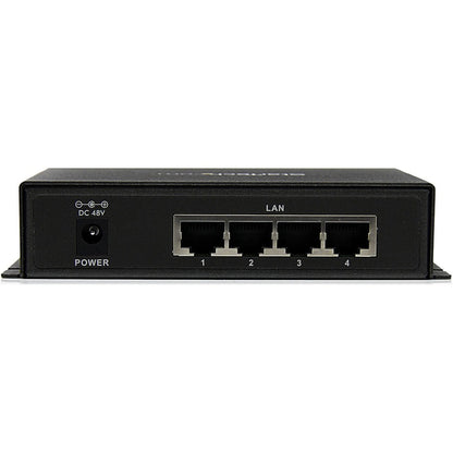 StarTech.com 5 Port Unmanaged Industrial Gigabit PoE Switch with 4 Power over Ethernet ports IES51000POE