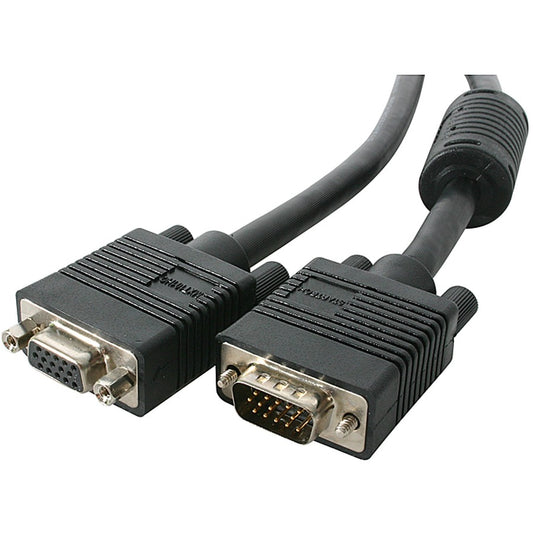 StarTech.com StarTech.com Coax High Resolution VGA Monitor Extension Cable - High-Resolution Coaxial SVGA - Display extender - HD-15 (M) - HD-15 (F) - 100 ft MXT101HQ_100