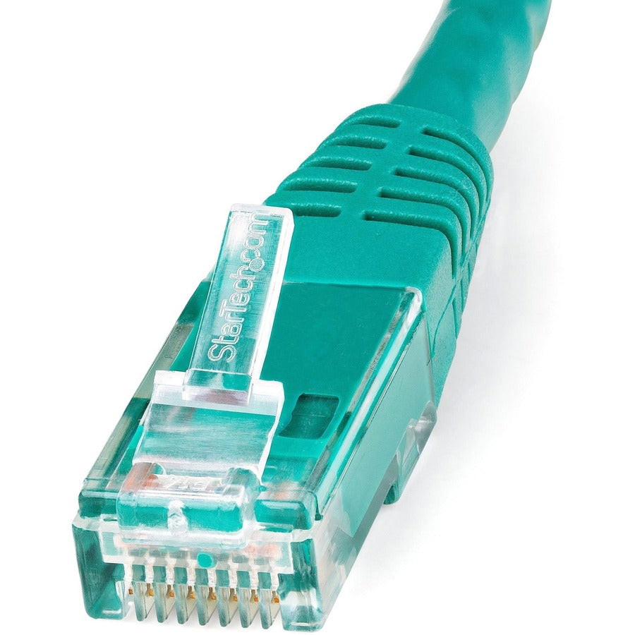 StarTech.com 50ft CAT6 Ethernet Cable - Green Molded Gigabit - 100W PoE UTP 650MHz - Category 6 Patch Cord UL Certified Wiring/TIA C6PATCH50GN