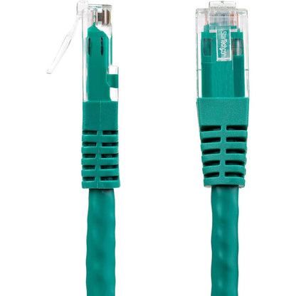 StarTech.com 50ft CAT6 Ethernet Cable - Green Molded Gigabit - 100W PoE UTP 650MHz - Category 6 Patch Cord UL Certified Wiring/TIA C6PATCH50GN